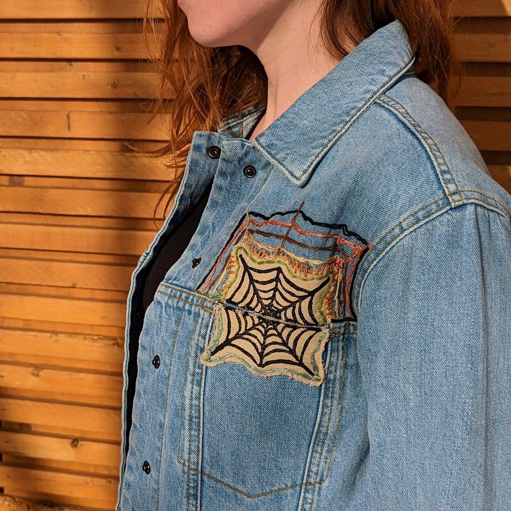 Handstitched Denim Jacket - Picture 5 of 14